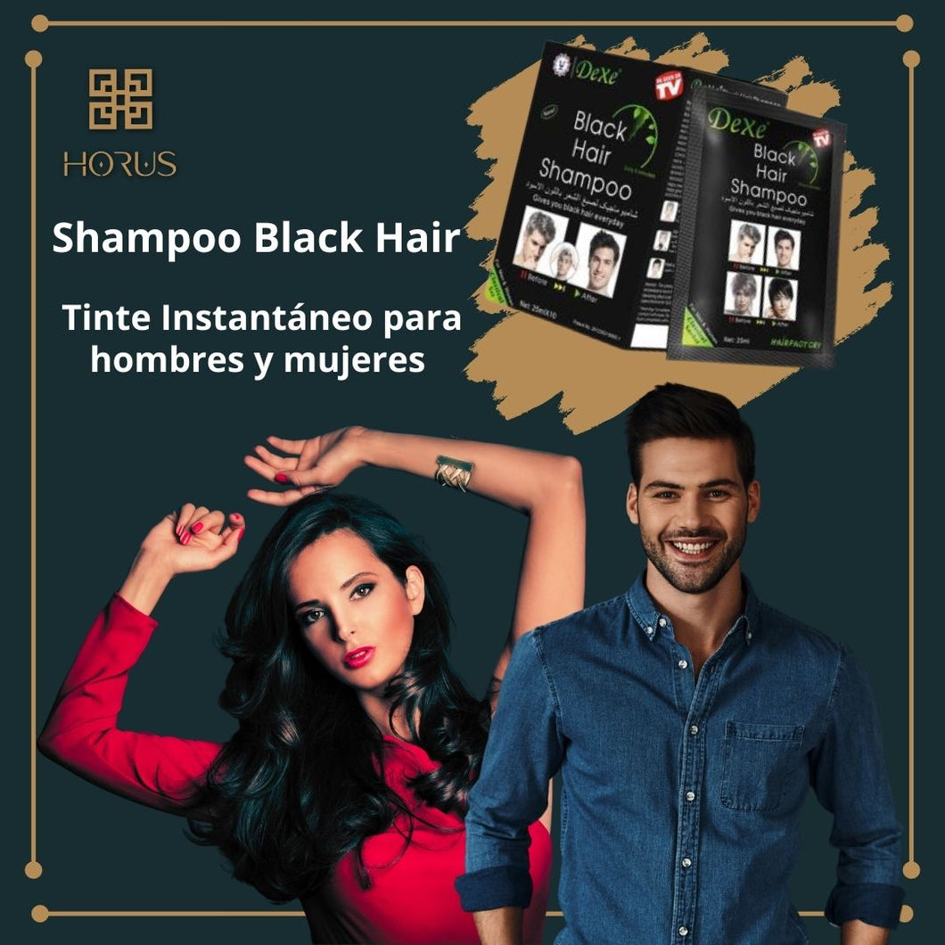 Shampoo Black Hair Dexe® Para Hombre y Mujer